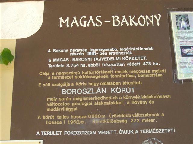 Boroszlán Tanösvény